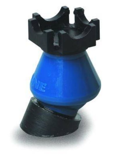 Swivel style, easy-mount clip for 0.40" (10.2 mm) cubic accelerometers_1236234