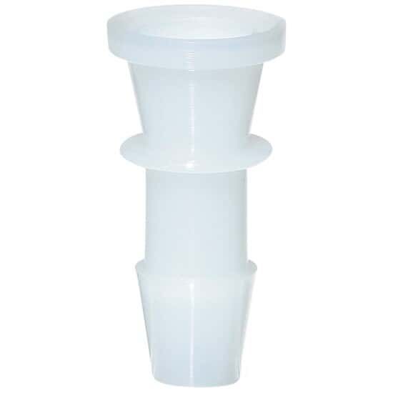 Masterflex Fitting, PVDF, Straight, Sanitary Clamp to Hose Barb Adapter, Mini Tri-Clamp® x 1/2" ID; 6/PK_1240100