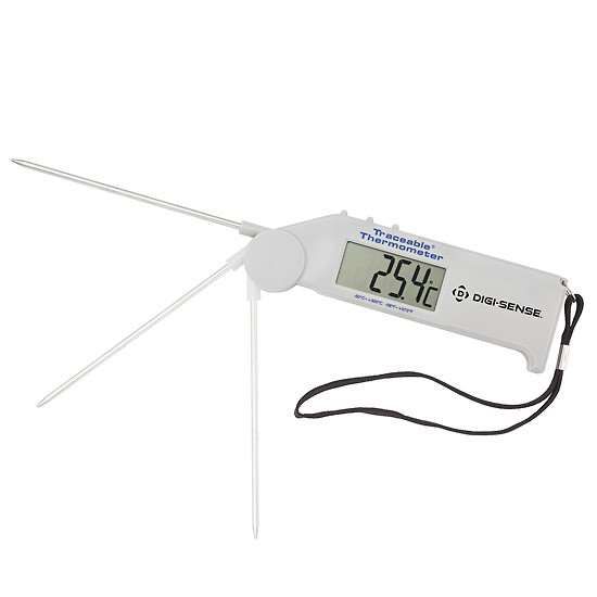 Traceable Flip-Stick Thermometer with Calibration; ±1°C accuracy_1229873