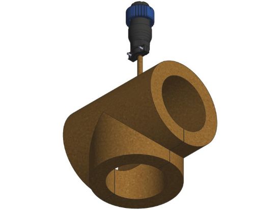 Heater Jacket, Polyimide, fits ISO Flanged Tee, 1.5 in. Diameter Tubing, 240V_1541661