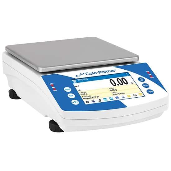 Cole-Parmer Symmetry TT-4502.C Precision Toploading Balance with Touchscreen, 4500g x 0.01g, Internal Calibration_1540373