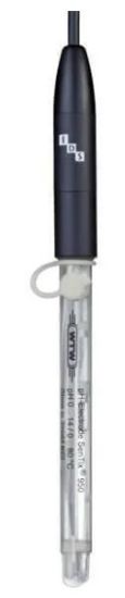 SenTix® 950, IDS pH combination electrode with liquid electrolyte, plastic shaft and integrated temperature sensor. QSC function. Electrode including 1.5 m fixed cable with waterproof digital connector_1886270