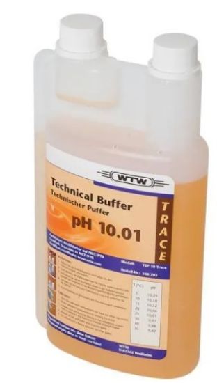 TEP 10 Trace/25, Technical buffer solution pH = 10.01; Box with 25 bottles with 1 liter each._1886593