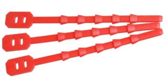 AL 190 Silicone Cable strap set conisting of 10 pcs._1887623