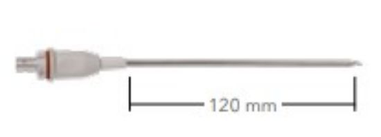 TPX 200 Pointed probe, needle length = 120 mm, Ø 3 mm, without cable/Probe Pt1000, 120mm, pointed, 2 poles, Size 0_1888664