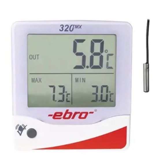 TMX 320 External probe 4 x 20 mm metal capsule. Refrigerator Thermometer with big triple display_1888163