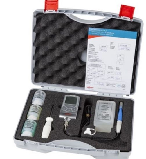 ST 1000 pH Meter Set (consisting of PHT 810, penetration electrode AT 206, punching pin, buffer solutions pH 4 and pH 7, carrying case)_1888418