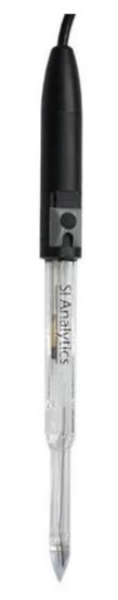 ScienceLine plus pH combination electrode3 m fixed cable with DIN and banana plug, temperature sensor Pt 1000, glass shaft, spear electrode, 3 x ceramic junction, electrolyte KCl 3 mol/l, Silamid®-reference system with silver ion barrier an_1887019