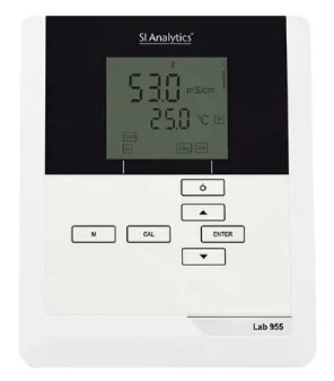 Laboratory conductivity meter, Measuring ranges 0.000 μS/cm…1000 mS/cm, salinity, total dissolved solids (TDS), temperature. Including stand and power supply._1887445