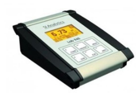 Laboratory conductivity meter, Measuring ranges 0.000 μS/cm…500 mS/cm, salinity, total dissolved solids (TDS), temperature. Including stand, power supply, cond. cell LF613T and cond. testing solution in ampules (6 pieces)_1887436