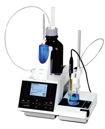 Model SI Analytics Titrator TitroLine® 7000 basic unit with magnetic stirrer, TitroLine® 7000, basic unit with magnetic stirrer TM 235 and 20 ml exchangeable unit WA 20, with brown glass bottle for titrant, GL 45 and S 40-bottle adapter_1887290