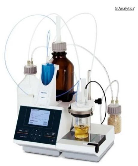 SI Analytics Automatic Titrator TL 7500 KF for volumetric water determination, TitroLine® 7500 KFvolumetric KF-Titrator, scope of supply: basic titrator unit, exchange unit WA 10, TM 235 KF titration stand_1887298