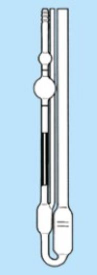 Ubbelohde viscometer (DIN), Calibrated for manual measurements, Capillary No. Ia, Constant K = 0.05_1890766
