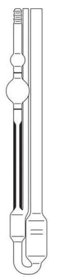 Ubbelohde viscometer (ASTM), Calibrated for automatic measurements, Capillary No. 1, Constant K = 0.01_1890387