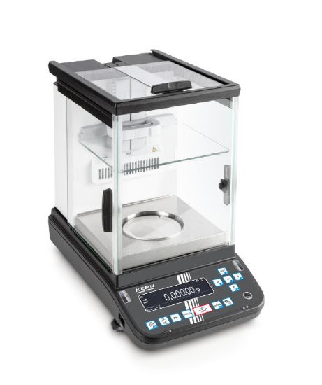 Premium analytical balance with the latest Single-Cell Generation for extremely rapid, stable weighing results - now also as a version with automatic sliding doors, 52 g; 120 g, 0,00001 g; 0,0001 g, 91 mm_1901963