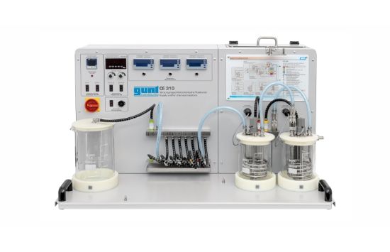 GUNT Supply Unit for Chemical Reactors, Modular Base System, Temperature & Flow Control, Data Acquisition, USB Interface