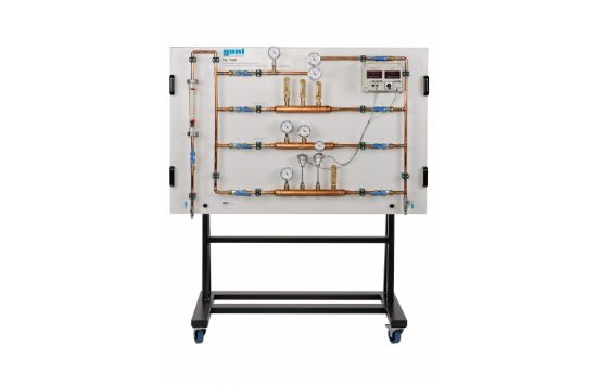 GUNT Temperature Measurement Training Panel, Resistance Thermometer, Thermocouple, Bimetallic Dial, Liquid-in-Glass