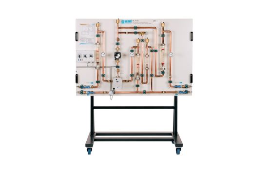 Three-way mixing valve training panel