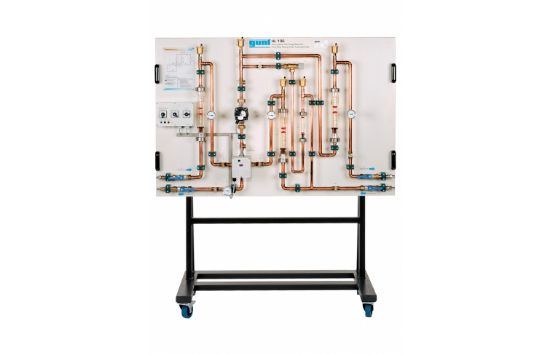 Four-way mixing valve training panel