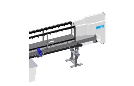 GUNT Glass Cut-Out for PIV System