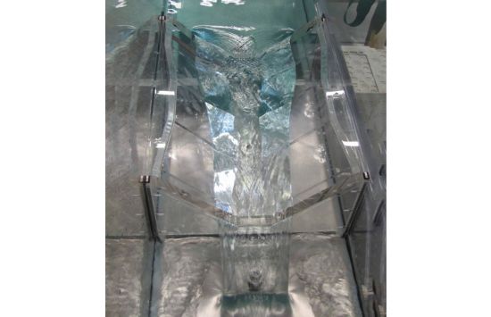 Trapezoidal flume