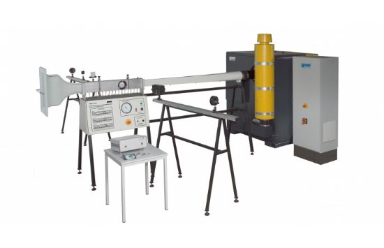 GUNT Supersonic Wind Tunnel with Schlieren Optics, Eiffel-Type, Mach 1.8 Max Velocity, USB Pressure Sensors, Shock Front Visualization