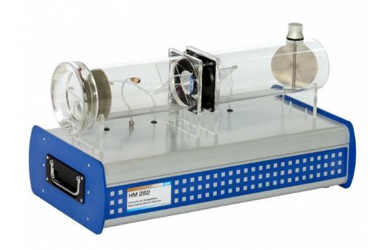 GUNT Experiments with an Axial Fan, Variable Speed, Transparent Ducts, USB Data Interface