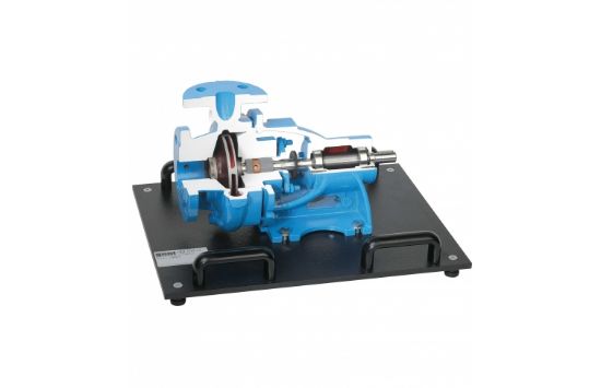 Cutaway model: centrifugal pump
