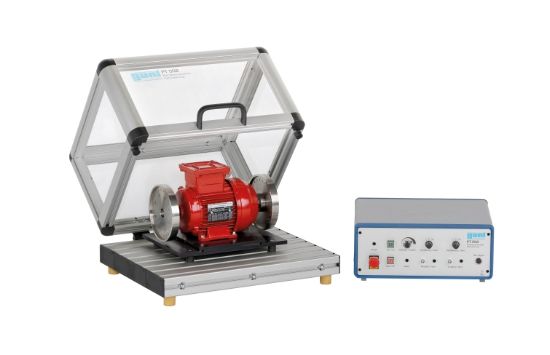 GUNT Field Balancing Unit, Dual Flywheel, Vibration Analysis via USB, Variable Speed Drive