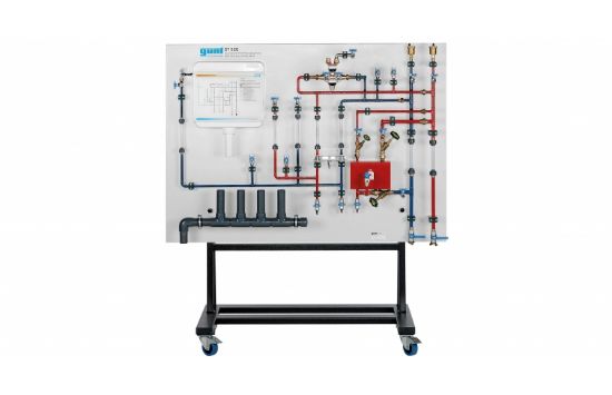 Pipe cleaning training panel