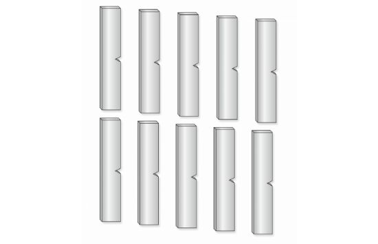 GUNT,  ISO-V specimens, WP 410.01, Stainless Steel