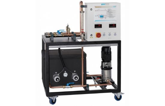 GUNT, Hot Water Generator, WL 312.10, Display, Temperature, Flow Rate