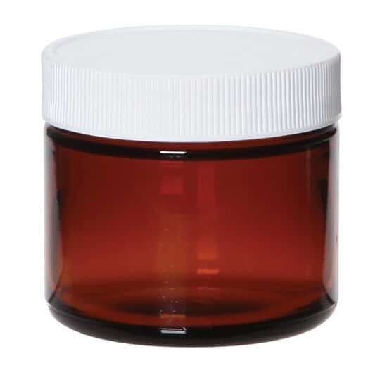 Environmental Express Cole-Parmer Straight-Side Glass Jar Level 3 Amber ...