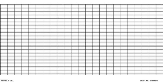 Graphic Controls 120 mm x 50'Strip Chart Recorder Paper, No Range/Uniform Spacing, No Units, Spacing, 1 Roll_1468479