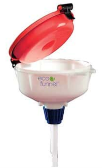 ECO Funnel Solvent Safety Funnel with 38-430 mm Cap Adapter; 8" dia._1467678