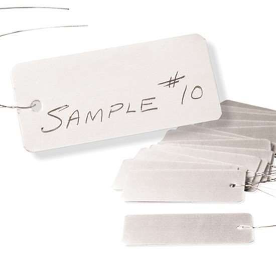 Cole-Parmer Write-On Aluminum Sample Tags; 48/Pk_1470618