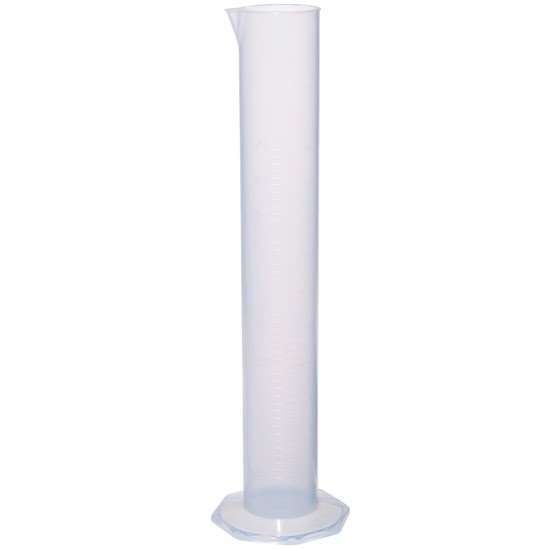 Cole-Parmer elements Plastic Graduated Cylinder, Translucent Polypropylene, 250 mL, 10/pk_1486403