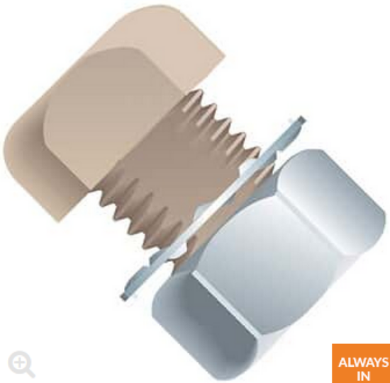 Idex P-441N Low-Pressure Union Assembly, Bulkhead, Natural PEEK, 0.040" Bore, 1/4-28 Flat Bottom; 1/EA_1486511
