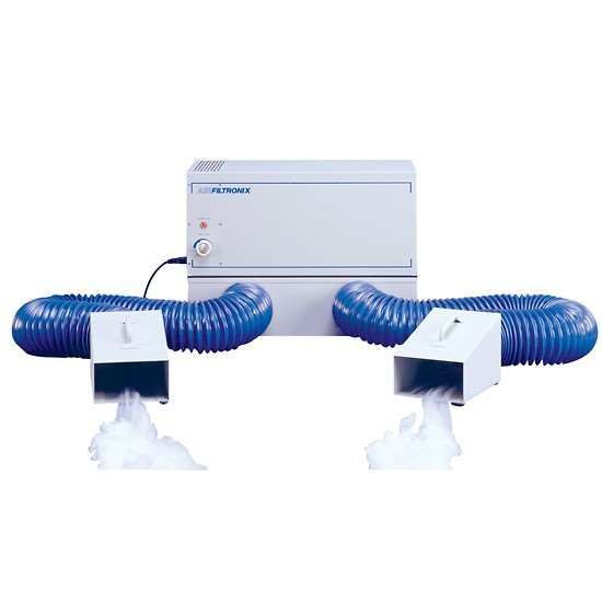 Airfiltronix 200A HS3000A2240V Portable Fume Extractor, Double Hose; 240 VAC_1487463