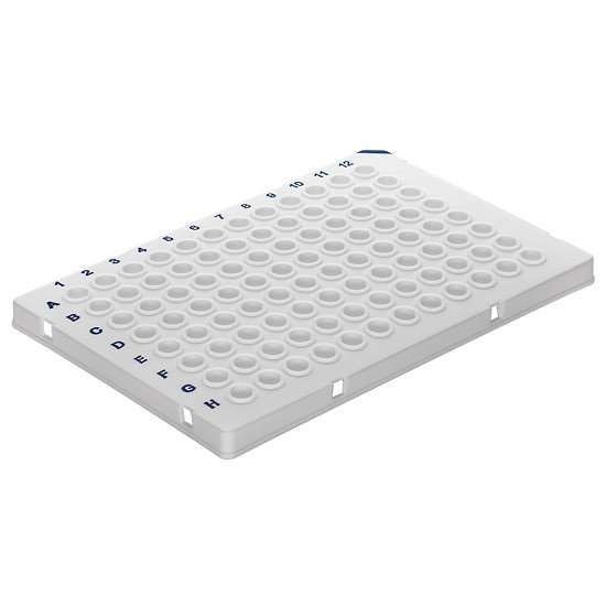 PCRmax qPCR Plate 96-Well white, low profile, half skirt, 50/cs_1489818