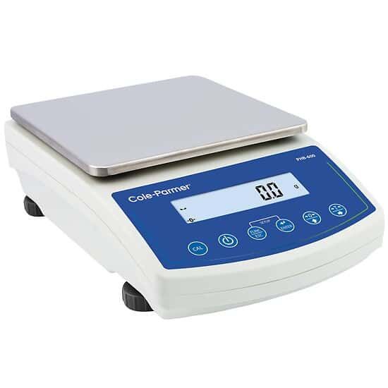 Cole-Parmer Symmetry PBH-1002 High Capacity Portable Toploading Balance, 1000g x 0.01g, External Calibration_1490043