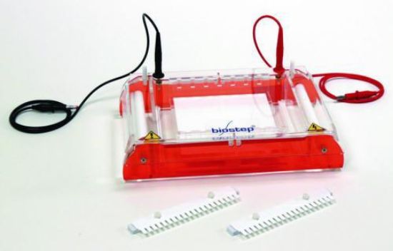 Multi gel unit for 3 gel sizes 15x15/15x7/15x10cm agarose gels, incl. 15x15cm tray, max. sample capacity 120,_1493839