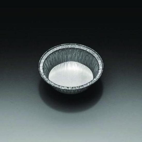 Aluminum containers,cap. 110 ml,top diam. 99 mm pack of 100_1499512