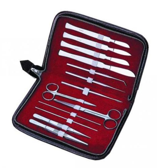 AS Medizintechnik Microscopy Instruments Large Set in Case, Rust-Free ...