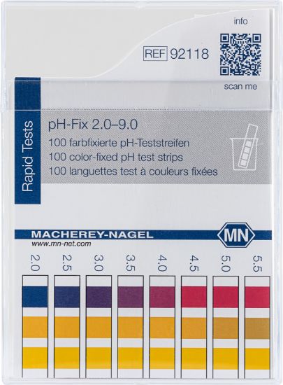 pH-Fix indicator strips, pH 2.0 - 9.0 pack of 100_1499890