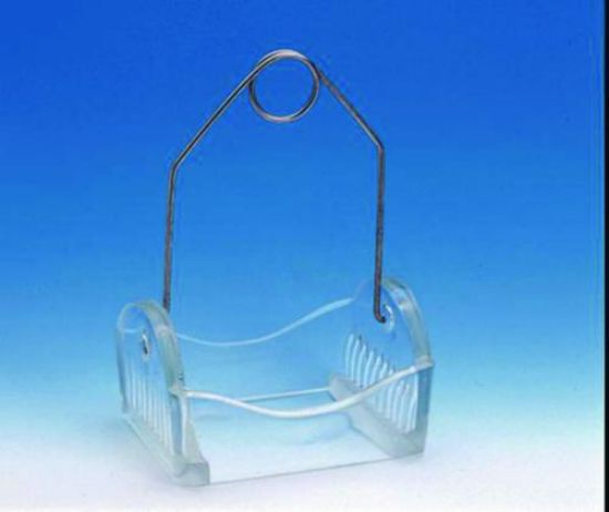 Glaswarenfabrik Karl Hecht Staining Rack, Glass, for 10 Slides, without ...