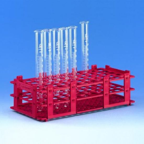 BRAND Test Tube Rack, PP, 20 mm Diameter, 4x10 Tubes, White | John ...