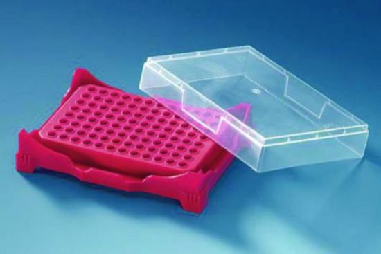 BRAND PCR BoxRack, PP, with Lid for 0.2 ml Reaction Vessels, Assorted ...