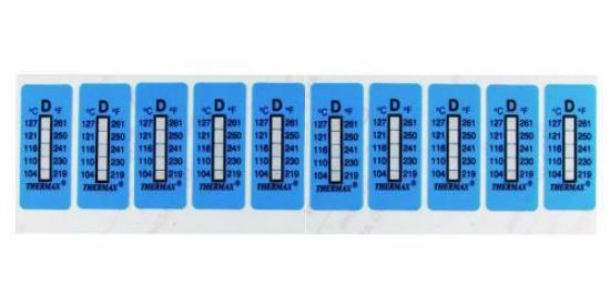 Kleinfeld Labortechnik Temperature Recording Strips, 35 x 15 mm, Range ...