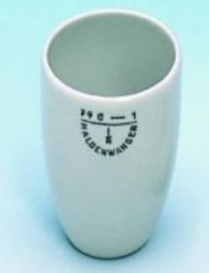 Porcelain crucibles,tall form,cap. 40 ml diam. 40 mm,height 50 mm_1509181